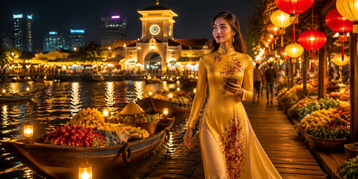 Không khí cá cược và giải trí ban đêm tại chợ đêm TP. Hồ Chí Minh